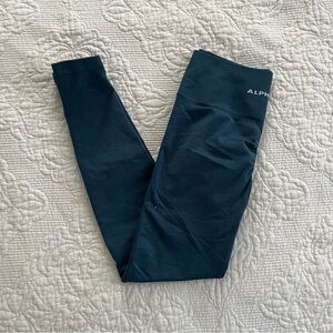 Alphalete teal amplify seamless leggings size medium